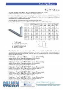 Forklift Tines