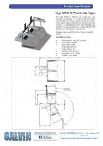 Dual Bin Wheelie Bin Tipper