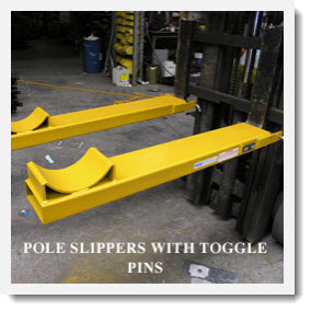 Pole Slippers with Toggle Pins